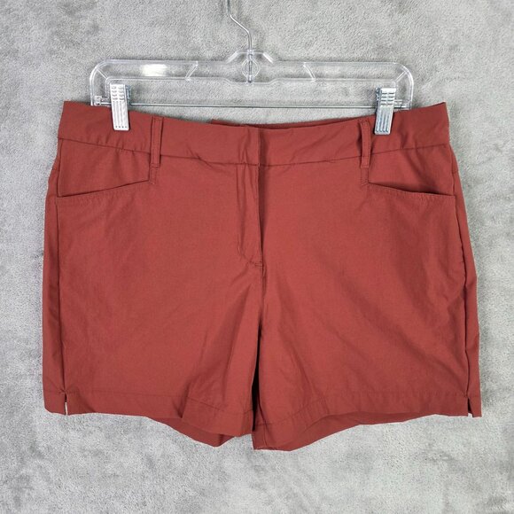 Womens Willit Orange Athletic Shorts 5" Inseam Outdoor Hiking Nylon Stretch 12 - Picture 2 of 11